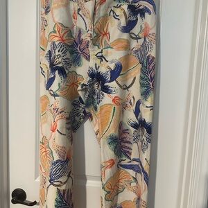 Maeve by Anthropologie Multicolor Floral Pants